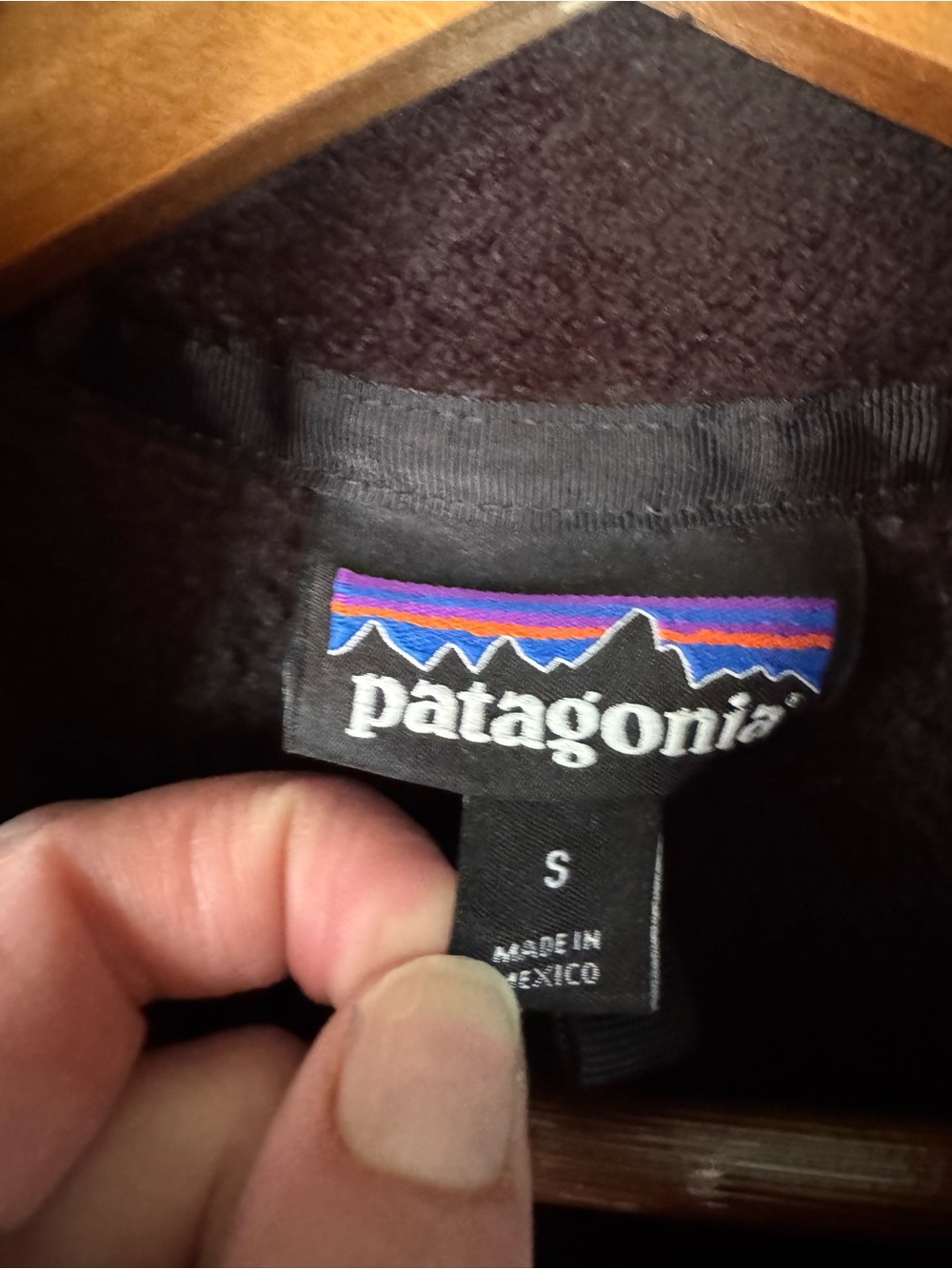Patagonia Black Snap-T Synchilla Fleece Pullover Jacket - Picture 2 of 7
